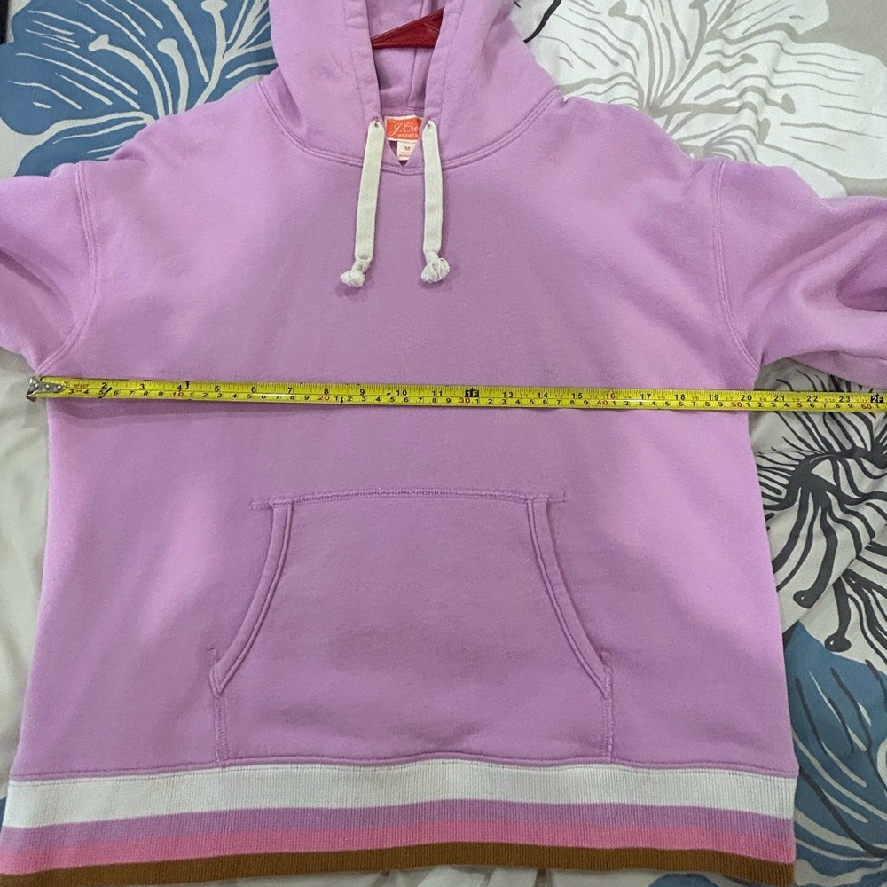 ⤵️ PRICE ⬇️ 
J. CREW Weekend • Long Sleeve Lavender Hoodie • sz Med • - Picture 6 of 10